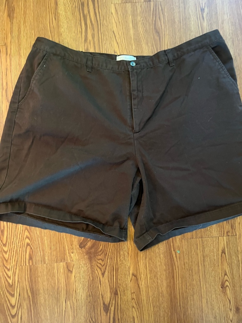 Christopher & Banks Black Wrinkle-Free Shorts